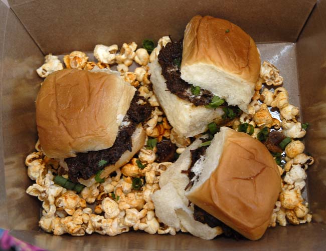 Beef sliders...the Abbot Kinney food was outstanding