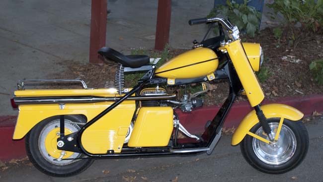 Roger Lamb's Cushman...a very beautiful motorcycle