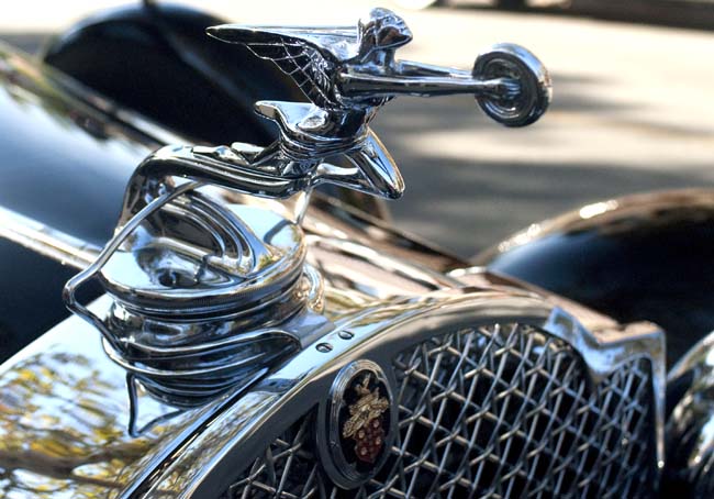 A Packard hood ornament