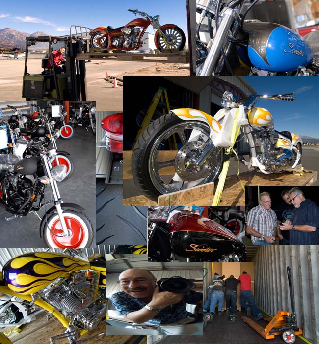 An Australian collection of bikes and other good stuff, all headed for Magnum Performance!