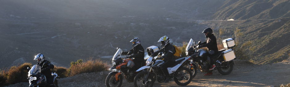 CSC Motorcycles TT250 Enduro, RX3 Adventure, RX4 Adventure riding in the mountains.