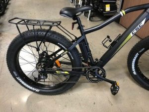 Rear rack for 26 inch Fat Tire e-bike.