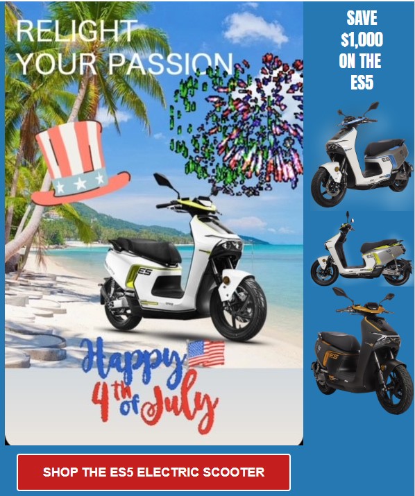 Save $1,000 on the ES5 Electric Scooter