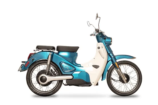 CSC Monterey electric scooter in Blue with white