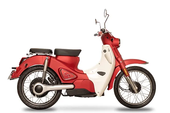 CSC Monterey electric scooter in Red with white